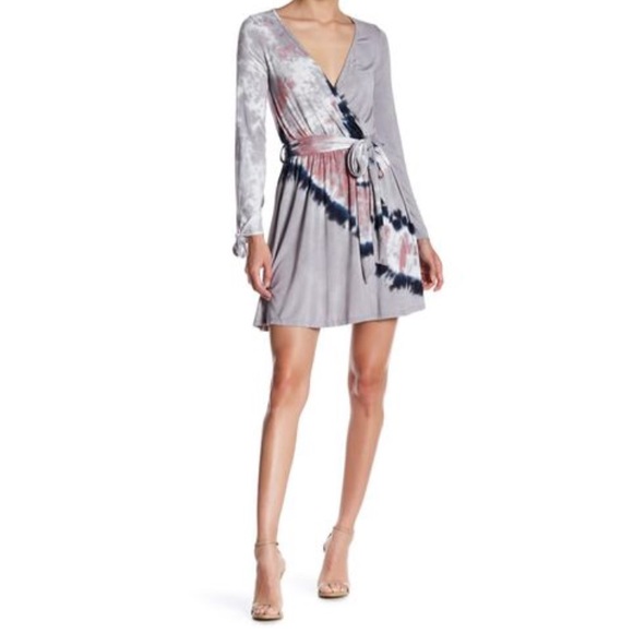 Go Couture Ivory Taupe Cedar Swirl Dress - Picture 3 of 6